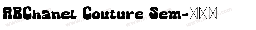 ABChanel Couture Sem字体转换